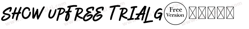 SHOW UPFREE TRIAL G字体转换